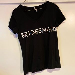 Bridesmaid t-shirt